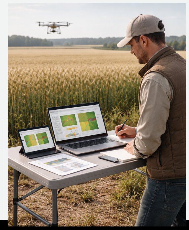 Система AI прогнозирования урожайности для точных агрономий в Барнауле