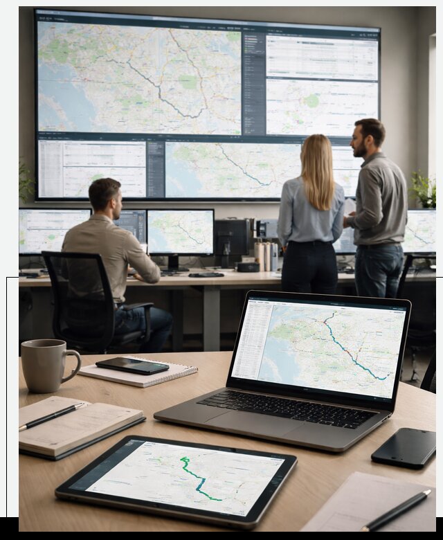 Трекинг грузов и Fleet Management, мониторинг автопарка в Барнауле